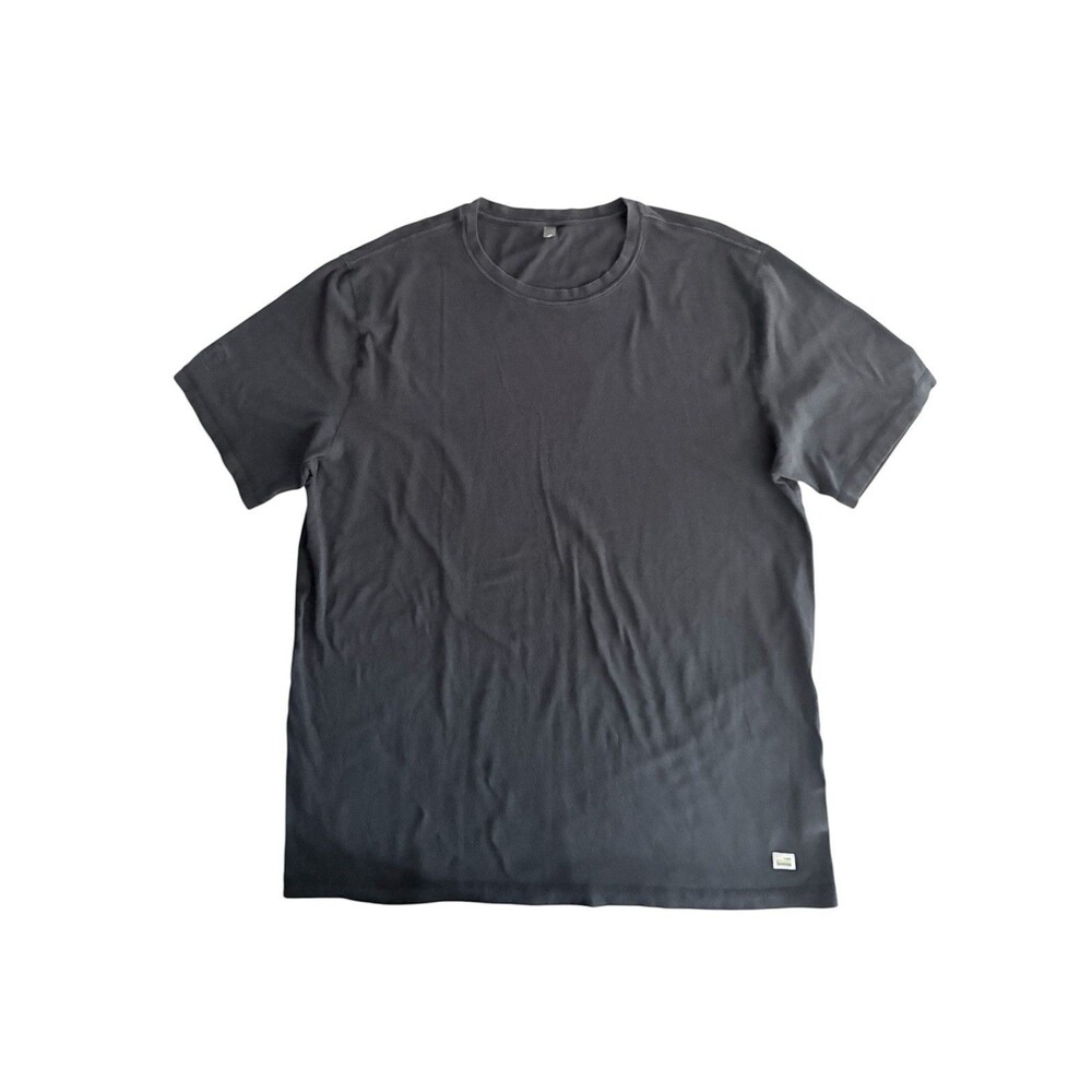 Vuori Men’s T-Shirt Black XXL Tuvalu Tee V101 Pima Cotton Crewneck 48” Chest